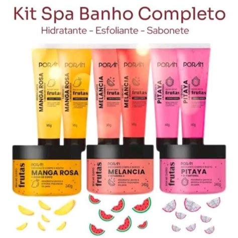 Kit Hidratante Esfoliante E Sabonete Corpo E Rosto Por N Bem Me Quero