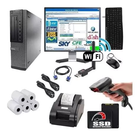 Kit Punto De Venta Pc 240gb Ssd Accesorios Pos Programa Meses Sin