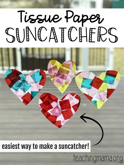 Tissue Paper Suncatcher