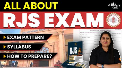 All About RJS 2024 Exam Pattern Syllabus Rajashtan Judiciary