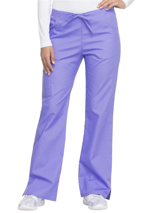 Dickies Dickies Eds Signature Scrubs Pant For Women Mid Rise Drawstring Cargo Plus Size 86206p