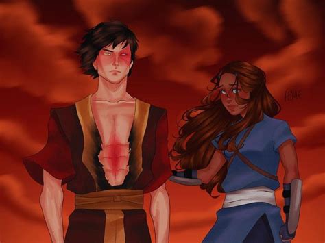 Flavz On Instagram Zuko And Katara Redraw For All The Zutara Shippers