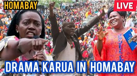 Karua In Homabay See What Happenned Azimio La Umoja Today Live