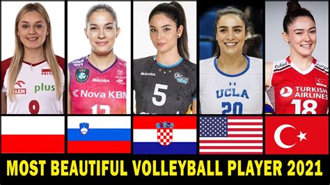 Most Beautiful Volleyball Player 2021 Top 10 Youtube