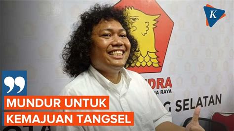 Mundur Dari Pilwalkot Tangerang Selatan Marshel Untuk Kemajuan