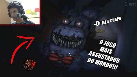 Jogando O Jogo Mais Assustador Do Mundo Five Night S At Freddy S