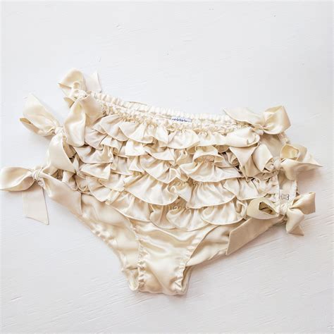 Silk Ruffled Panties The Original Silk Ruffled Knickers