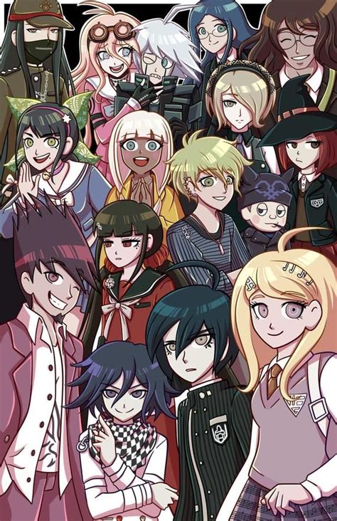 Dr V3 Poster Shuichi Saihara Kokichi Ouma Kaito K1 B0 Rantaro Gonta