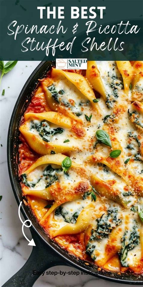 Spinach And Ricotta Stuffed Shells Artofit