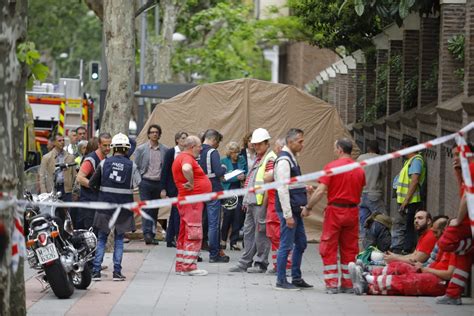 Galería Madridiario Un edificio de Chamberí derrumbado Los