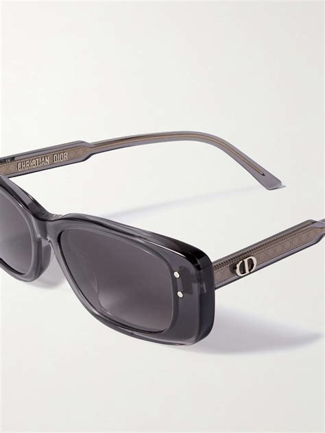 Dior Eyewear Diorhighlight S21 Rectangular Frame Acetate Sunglasses Net A Porter