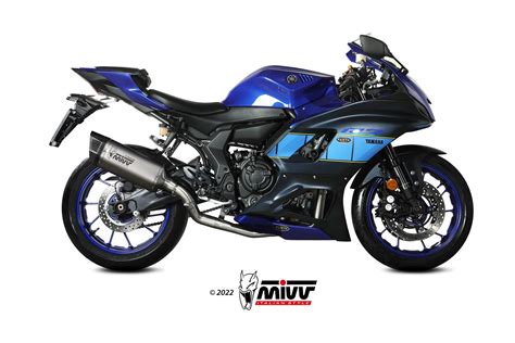 Scarico Completo Racing Mivv Sr Titanio Per Yamaha Yzf R