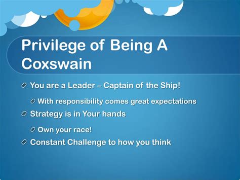 PPT - Tips to Being A Coxswain PowerPoint Presentation, free download ...