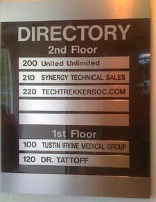 Services | Custom Lobby Signs | serving all of Southern California and ...