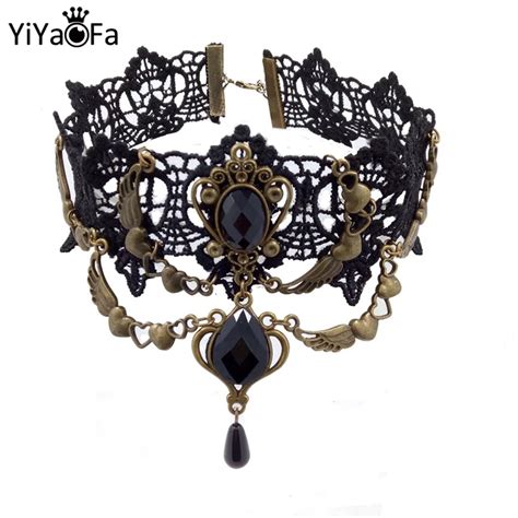 YiYaoFa Gargantilla Vintage Para Mujer Collar Con Colgante De Estilo