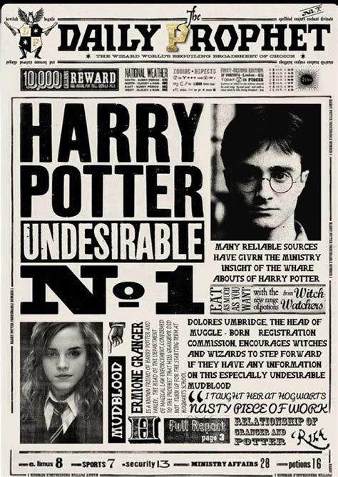 Zeitung Von Harry Potter Harry Potter Poster Harry Potter Harry