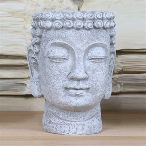 Planter Pot Cement Buddha Garden Express