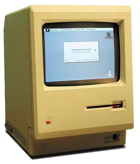 This beauty is the original Apple Macintosh personal computer, released in 1984. It cost $2,495 ...