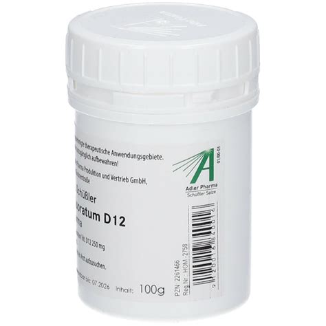 Adler Schüssler Salze Nr 1 Calcium fluoratum D12 100 g Shop Apotheke