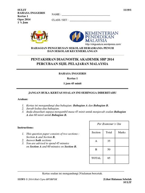 Spm 2018 English Paper 2 Answer Scheme Spm 2018 English Paper 2