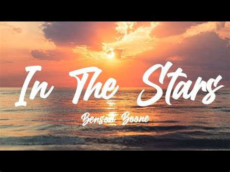 Benson Boone In The Stars Speedup Lyrics Youtube Music