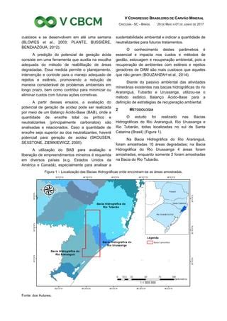 Avalia O Do Potencial De Gera O De Drenagem Cida De Mina Pdf