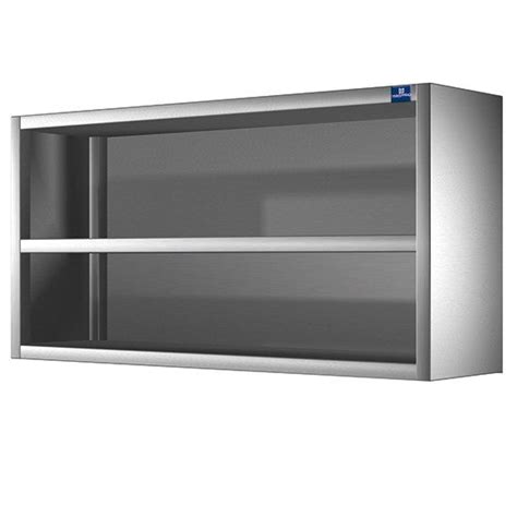 Armoire Inox Murale Ouverte Profondeur 400 Mm Virtus L80 L0 P40