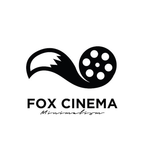 Premium Vector Fox Tail Studio Movie Cinema Film Production Logo