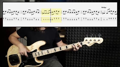 The Offspring Why Don T You Get A Job Bass Cover With Tabs In Video