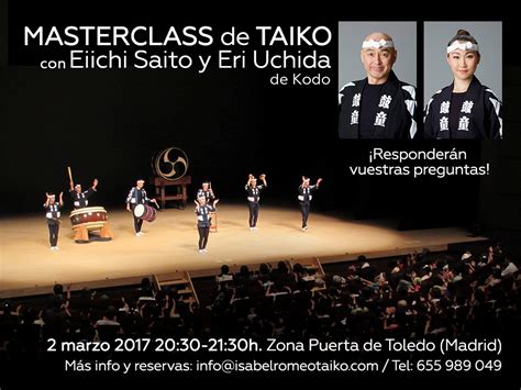 Masterclass Isabel Romeo Taiko