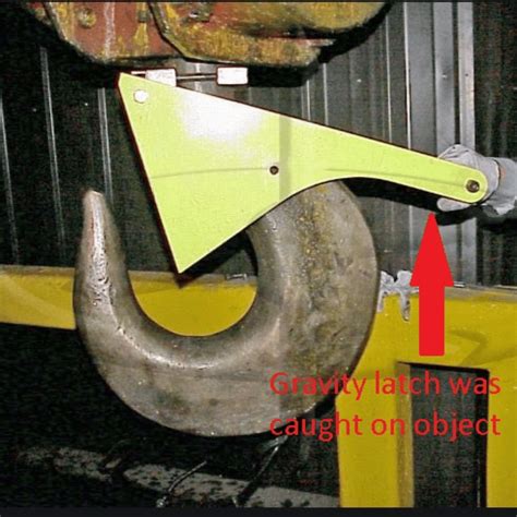 crane hook safety latches