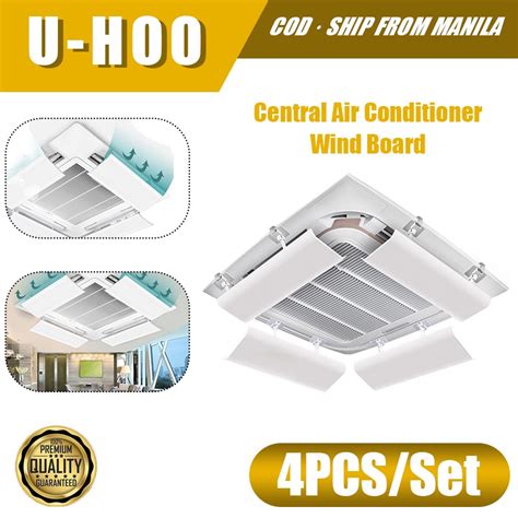 Adjustable Central Aircon Deflector Anti Direct Blow In Air