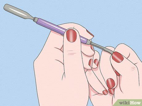 how to clean under acrylic nails