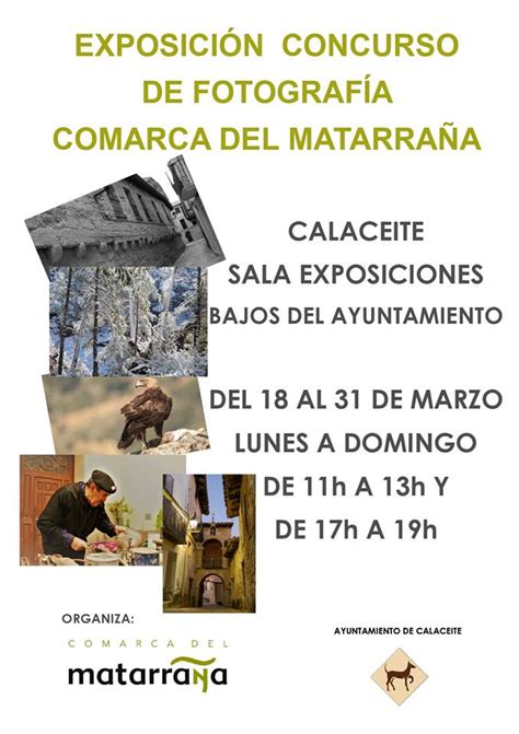 Exposición concurso de Fotografía Comarca del Matarraña Calaceite