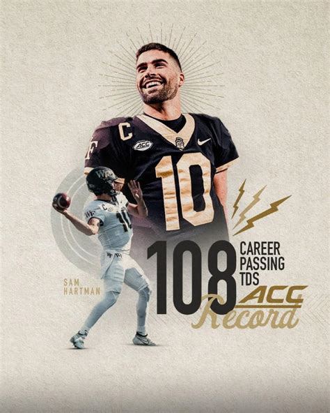 Sam Hartman Breaks The Acc Passing Touchdown Record With 3 Passing