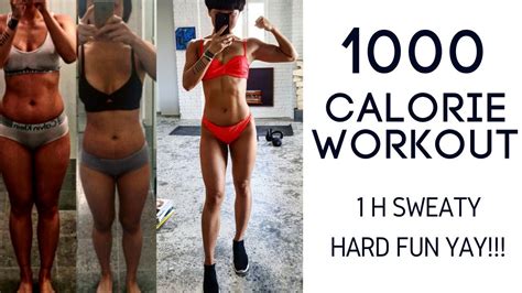 1000 CALORIE BURN WORKOUT: HIIT, Strength Training, Abs and FULL BODY ...