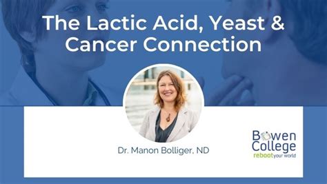 The Lactic Acid Yeast And Cancer Connection Bowen College