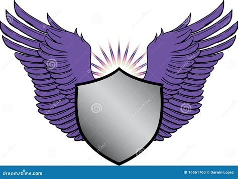 Crest With Wings Stock Photo Image 16661760