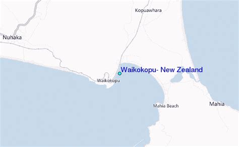 Waikokopu New Zealand Tide Station Location Guide