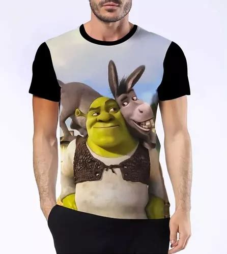 Camisa Camiseta Burro Do Shrek Alasão Filme Desenho Meme 01 Mercadolivre