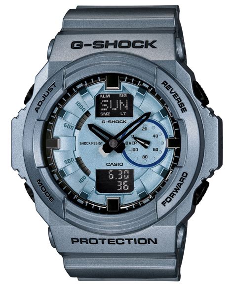 G Shock Men S Analog Digital Blue Resin Strap Watch X Mm Ga A A