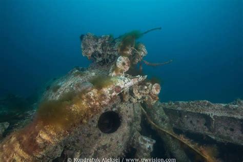 The Ww2 Japanese Destroyer Hibiki Shipwreck Off Karamzin Island In