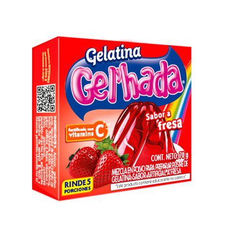 Helado De Gelatina De Fresa Gelhada Ecuador