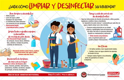 Bienestar Universitario te enseña tips para desinfectar tu vivienda