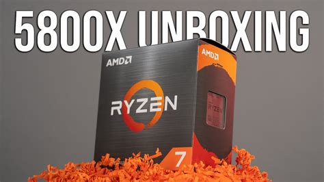 AMD Ryzen 7 5800X Unboxing Und Kurze Vorstellung Der 8 Kern CPU YouTube