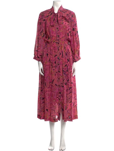buru paisley print long dress pink dresses clothing wbuur