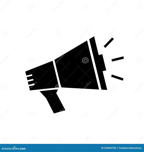 Speaker Icon Loud Announce Loudspeaker Sign Shout In Megaphone Bullhorn Alert Noise Speaker