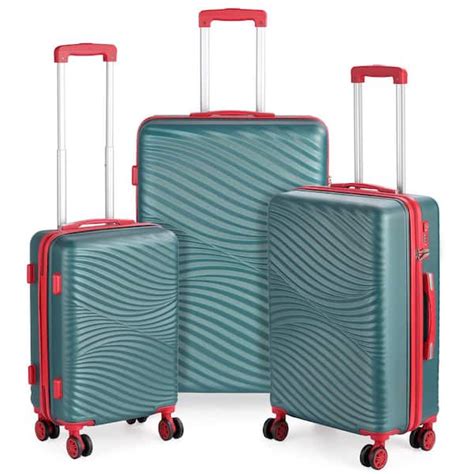 Reviews For HIKOLAYAE Catalina Waves Nested Hardside Luggage Set In Sea