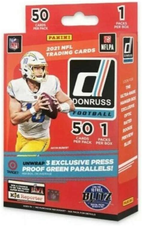 Panini Donruss Nfl Football Factory Sealed Target Exclusive Hanger