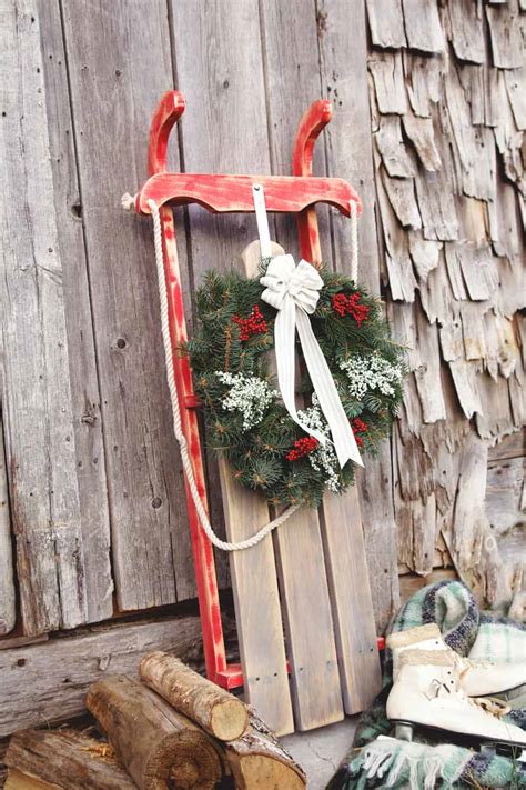 Vintage Diy Wooden Sled Canada Diy Fynes Designs